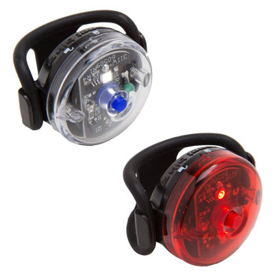 P-Bike Hl/Tl,Button Blinky Set  Button Blinky Safety Set Planet Bike Lights