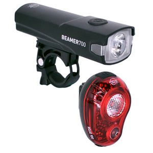 P-Bike Hl/Tl Beamer 700/Rojo 100,Combo Light Set Beamer 700/Rojo 100 Combo  Lights