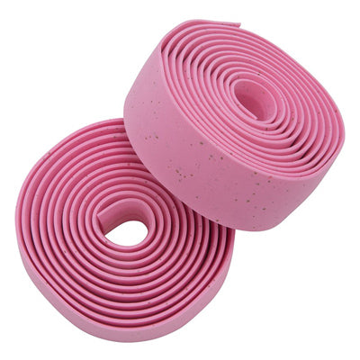 bar tape cork gel pink end plugs comfort tape Planet Bike