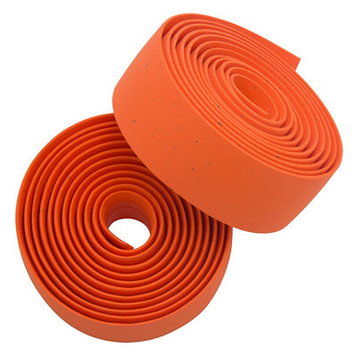 bar tape cork orange gel end plugs comfort tape Planet Bike