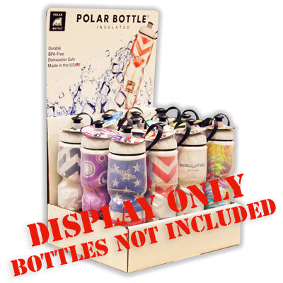 Polar Btl,Table Top Display W/No Bottles, Empty Sport Series Table Top Display Polar Bottles Merchandis