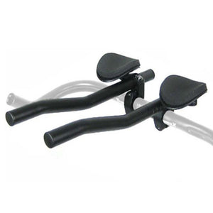 Q2 Aero Bars,Clip On,S-Bend Blk,6061-Alloy,Fits 31.8-25.4 Team Aero Q2 Handlebars