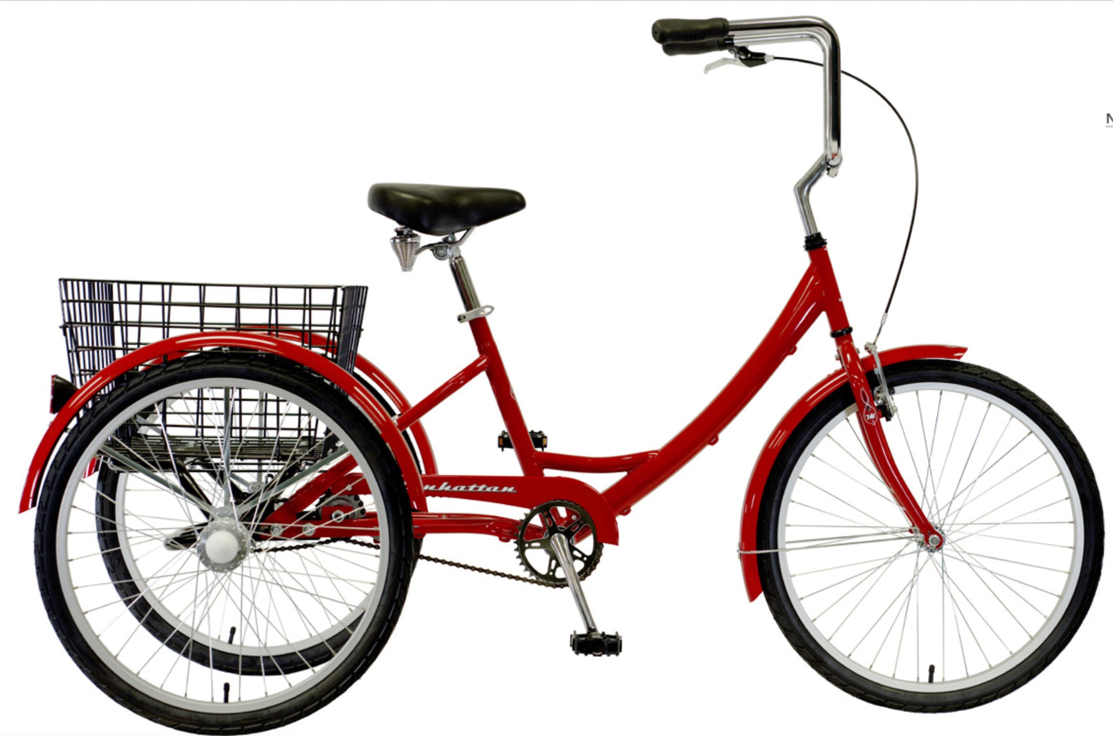 Tricycle 7 Spd Red Alloy  Trike Alloy 7 Speed  Adult