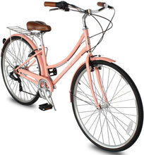 Load image into Gallery viewer, Micargi Roasca Step Through 700C Hybrid City Bikes 7 Speed