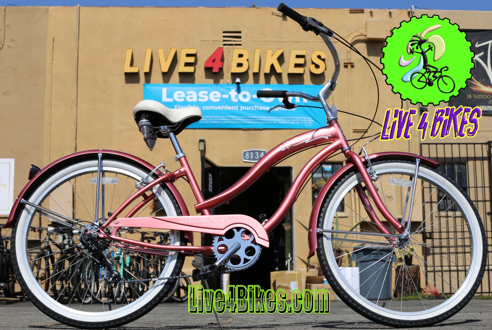 Pink Walmart Beach Cruiser With Gears Pink Cruiser Bike Walmart Outlet