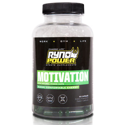 Ryno Power Motivation 60 Capsules,Pre Workout Motivation Supplement  Nutrition