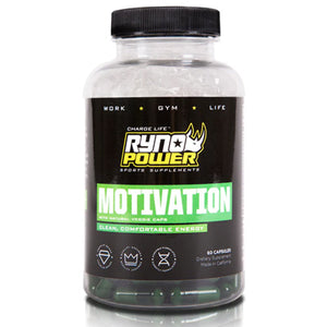 Ryno Power Motivation 60 Capsules,Pre Workout Motivation Supplement  Nutrition