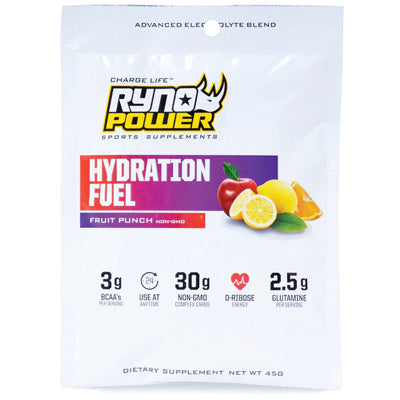 Ryno Power,Hydration Fuel Fruit Punch,10 Serving,1Lb. Hydration Fuel  Nutrition