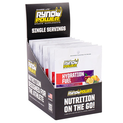 Ryno Power,Hydration Fuel Fruit Punch,12 Serving/Box Hydration Fuel  Nutrition