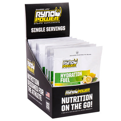 Ryno Power,Hydration Fuel Lemon Lime,12 Serving/Box Hydration Fuel  Nutrition