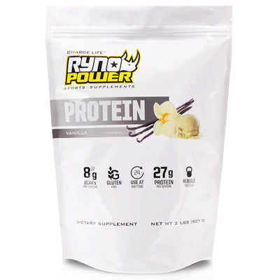 Ryno Power,Protein Powder Vanilla,10 Serving,1Lb. Protein Premium Whey Powder  Nutrition