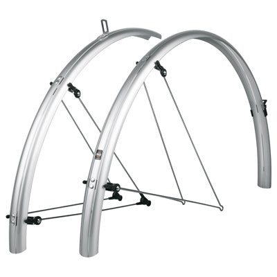 Sks Fender,Bluemels B35,35Mm 700 X 20-28Mm, Silver Bluemels B35  Fenders  27.5-29''