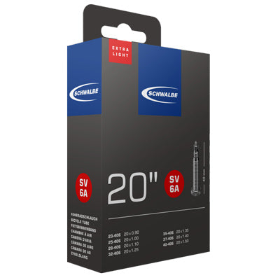 Schwalbe Tube,20X1.6-2.36,Pv X Light,Removable Core,40Mm Presta Valve Tube Schwalbe Tubes  20'' / 406