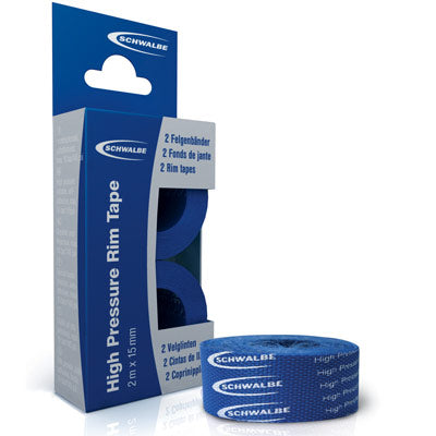 Schwalbe Rim Tape,Pair,2 Meter High Pressure Fabric,18Mm Rim Tape Schwalbe Tubetireca