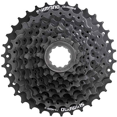 Shim Csst,Acera,9Spd,11-32 Cs-Hg200,Hg,Blk/Brwn Acera Hg200 9-Speed Cassette Shimano Cassettes