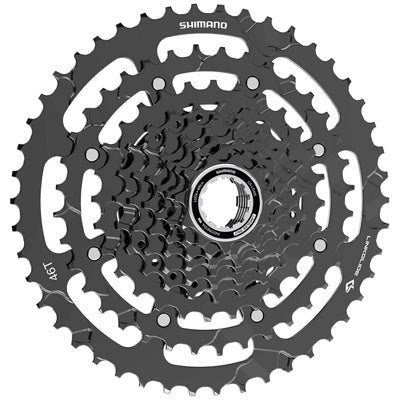 Shim Csst,Cues,9Spd,11-46 Cs-Lg400-9,9-Speed Cues Lg400 9-Speed Cassette  Cassettes