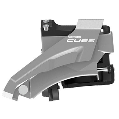 Shim Ft Der,Cues,2X9/10 Fd-U4000-L,Ts,34.9/31.8/28.6 Cues U4000 Series 9/10-Speed Front Derailleur  Derailleur