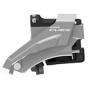 Shim Ft Der,Cues,2X9/10 Fd-U4000-L,Ts,34.9/31.8/28.6 Cues U4000 Series 9/10-Speed Front Derailleur  Derailleur