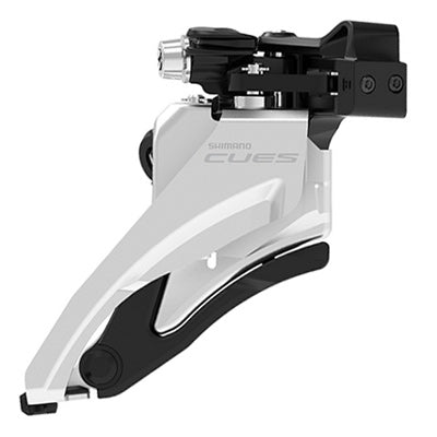 Shim Ft Der,Cues,2X9/10 Fd-U4000-M,Ss,34.9/31.8/28.6 Cues U4000 Series 9/10-Speed Front Derailleur  Derailleur