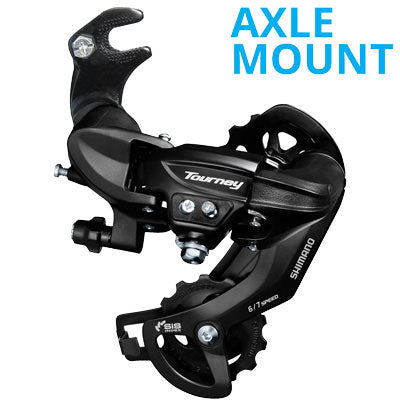Shim Rr Der,Tourney,6/7Sp Rd-Ty300,Hanger,Sgs,Blk Tourney 6/7 Speed Rear Derailleur Shimano Derailleur