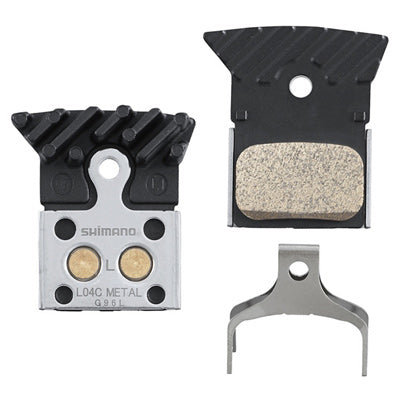 Shim Disc Brk Pads,L04C Metal,Br-Rs805/505,W/Fin Shimano Ice-Tech Pads Shimano Brakepads