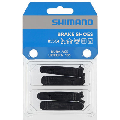Shim Brk Pads,D/A,2 Pair R55C4,9000,Crtrdge Dura-Ace/Ultegra/105 Pad Shimano Brakepads
