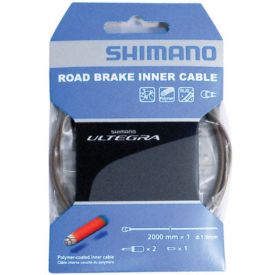 Shim Brk Cable,Polymer,20Bx 1.6Mmx2000Mm,Stnlss,Road Ultegra Road Brake Inner Wire Shimano Cableshous