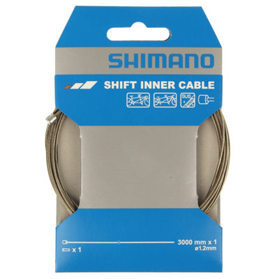 Shim Gear Cable,Road,Each 1.2Mmx3000Mm,Stainless,Tandem Derailleur Cable Shimano Cableshous