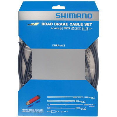 Shim Brk Cable Set,Road,Black Polymer,F&R Cble/Hsng,Da 9000 Road Brake Cable Set Shimano Cableshous
