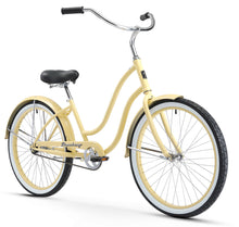 Load image into Gallery viewer, Firmstrong Siren 26" Women's Beach Cruiser Bike - Vanilla
