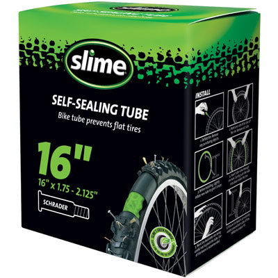 Slime 16X1.75-2.125 Sv Tube W/ Slr,1 Yr Guar< 1/8 Hole Self-Sealing Smart Tube Slime Tubes  16'' / 305