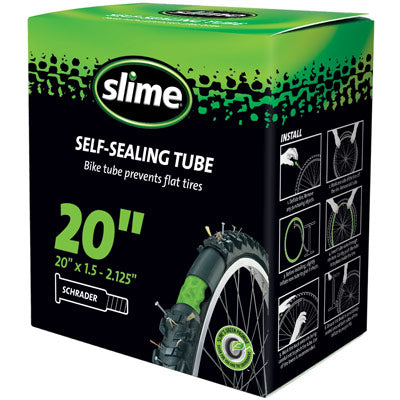 Slime 20X1.50-2.125 Sv Tube W/ Slr,1 Yr Guar< 1/8 Hole Self-Sealing Smart Tube Slime Tubes  20'' / 406