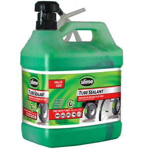 Slime Tire Sealer,1 Gal W/Pump 1Gal Jug W/Pump & Filler Tube Tube Sealant Slime Tubetireca