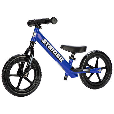 Strider,Balance Bk,Sport Blue Qr Saddle/H-Bar Clmps 12'' Sport No-Pedal Balance Bike Strider Sports Balancebik  12''