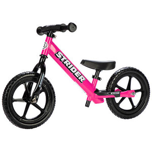 Strider,Balance Bk,Sport Pink Qr Sdle/H-Bar Clmps 12'' Sport No-Pedal Balance Bike Strider Sports Balancebik  12''