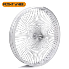 Load image into Gallery viewer, Micargi WH-TR7526140 26"X3"X13GX140H Aluminum Polish Fat Rims Wheel Set
