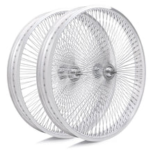 Load image into Gallery viewer, Micargi WH-TR7526140 26"X3"X13GX140H Aluminum Polish Fat Rims Wheel Set