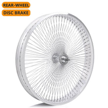 Load image into Gallery viewer, Micargi WH-TR7526140 26"X3"X13GX140H Aluminum Polish Fat Rims Wheel Set