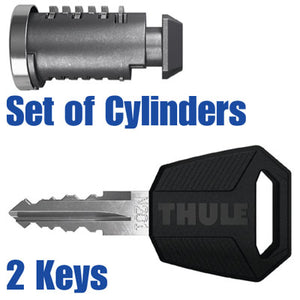 Thule 4-Pack Lock Cylinder Sil  Lock Cylinders Thule Carracks