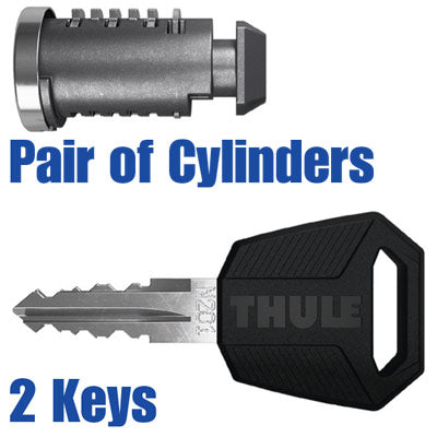 Thule 2-Pack Lock Cylinder Sil 450200 Lock Cylinders Thule Carracks