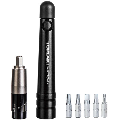 Topeak Tool,Nano Trqbr X 2-6Nm,W/5 Tool Bits Nano Torqbar X  Tools