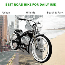 Load image into Gallery viewer, Tracer Twenty5 GTS 500W 26" Electric Cruiser Bike