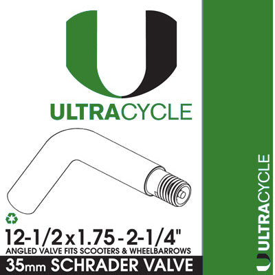 Uc 12-1/2 X 2-1/4 Tube,Sv 70* 70 Degree Valve 50 Per Case Schrader Valve Tubes  Tubes  12-1/2'' / 203