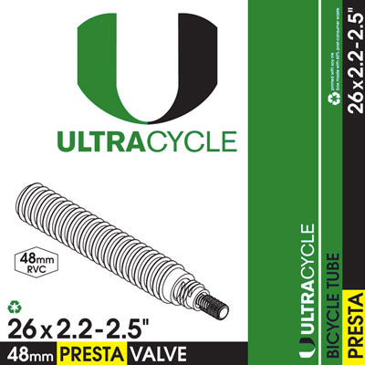 Uc 26X2.2-2.5 Tube,Pv,Rvc 48Mm Stem, 50 Per Case Presta Valve Tubes  Tubes  26'' / 559