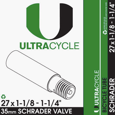 Uc 27X1-1/8 - 1-1/4 Tube,Sv 50 Per Case Schrader Valve Tubes  Tubes  27'' / 630