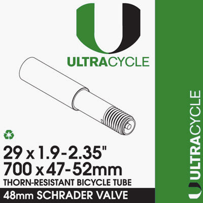 Uc 29X1.9-2.35 Tube,48 Sv Tr 48Mm Stem,700X47-52, 20 Case Triple-Thick/Puncture Resistant  Tubes  29'' / 622