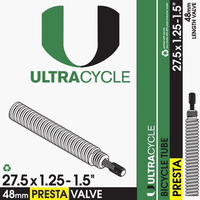 Uc 27.5X1.25-1.5 Tube,Pv 48Mm Stem, 50 Per Case Presta Valve Tubes  Tubes  27.5'' / 584