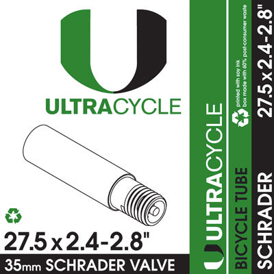 Uc 27.5X2.4-2.8 Tube,Sv 35Mm Stem, 50 Per Case Schrader Valve Tubes  Tubes  27.5'' / 584