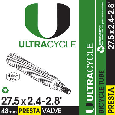 Uc 27.5X2.4-2.8 Tube,48,Pv,Rvc 48Mm Stem, 50 Per Case Presta Valve Tubes  Tubes  27.5'' / 584
