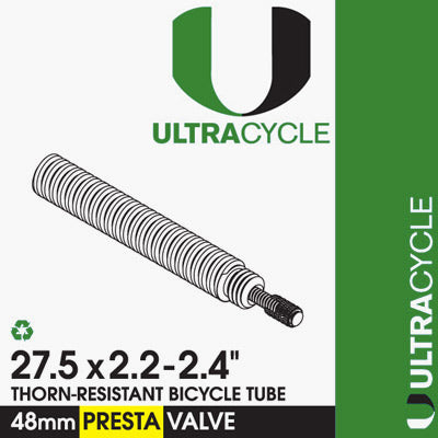 Uc 27.5X2.2-2.4 Tube,Pv,Tr 48Mm Stem, 20 Per Case Triple-Thick/Puncture Resistant  Tubes  27.5'' / 584